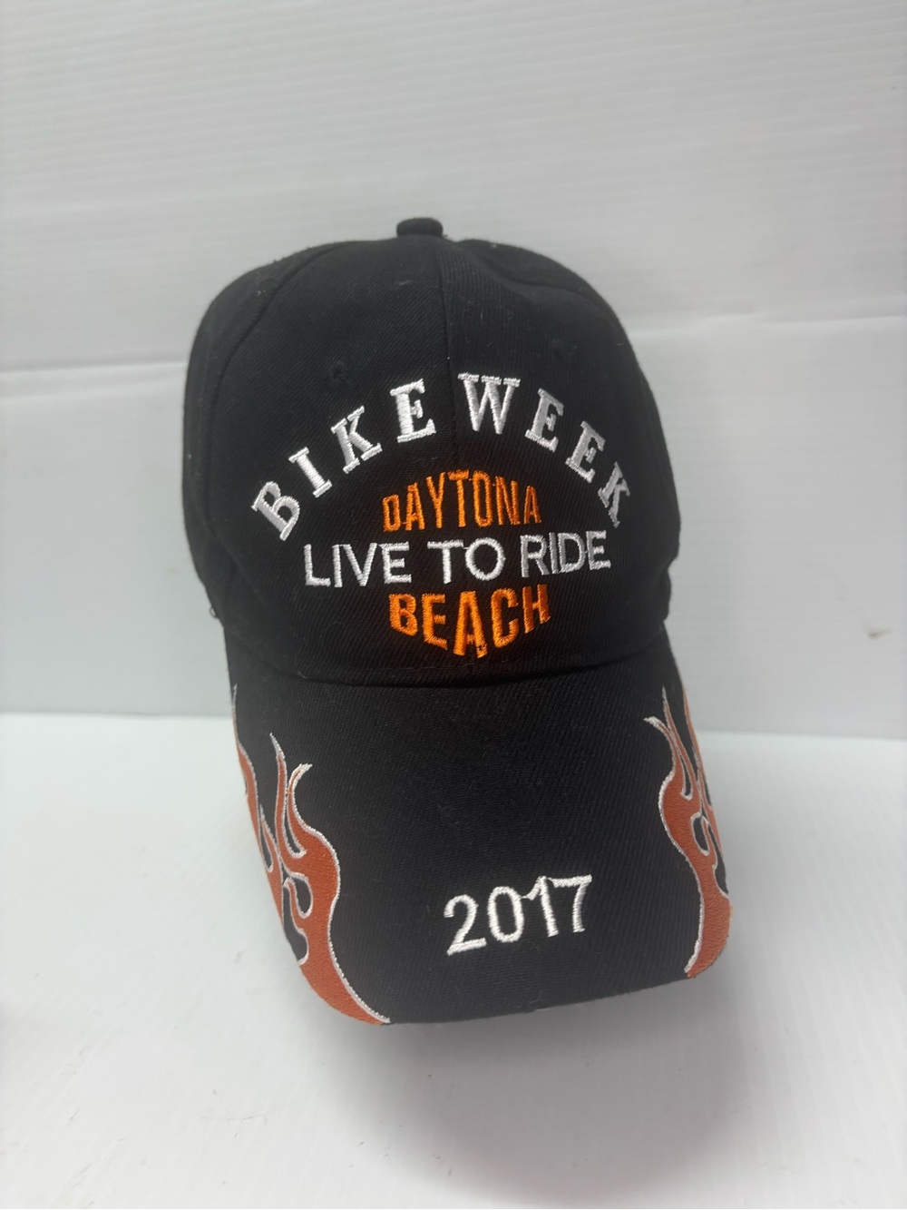Harley Davidson Bike Week Daytona Live to Ride Beach Black Baseball Cap 2017